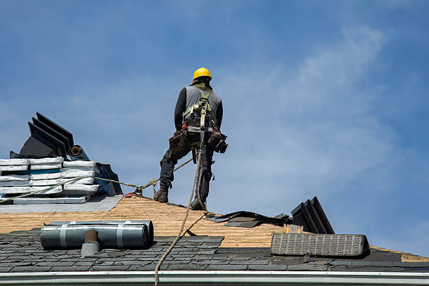 Professional Roof Replacement technician working in Tekamah, NE